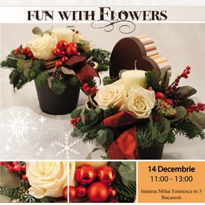Atelier de aranjamente florale – “Fun with flowers”