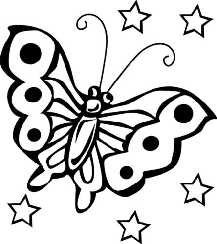 Fluture cu puncte negre