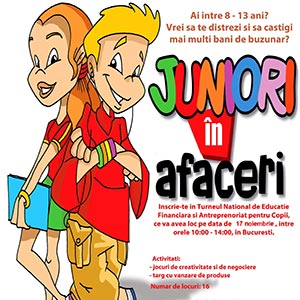 Juniori in afaceri -  editia din noiembrie