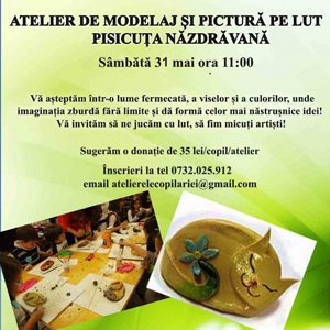 Pisicuta nazdravana. Atelier de modelaj in lut