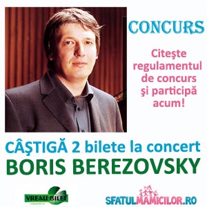 Castiga 2 bilete la concert Boris Berezovsky