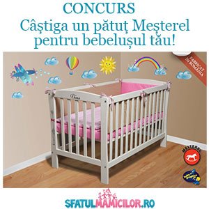 Castiga un patut Mesterel pentru bebelus