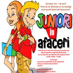 Juniori in afaceri - program de educatie financiara pentru copii