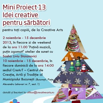 Idei creative de Crăciun, la ‘’Mini Proiect 13’’