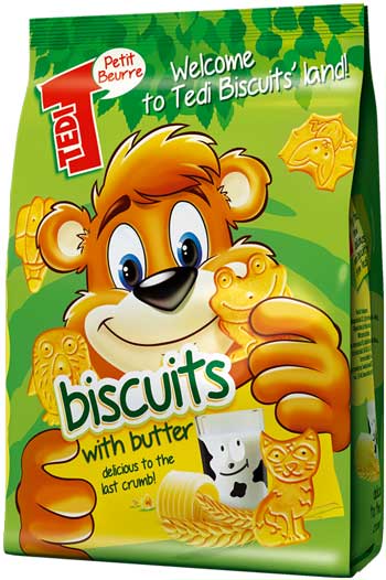 Tedi are pentru tine... BISCUIŢI delicioşi cu vitamine