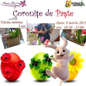 „Copii, Zâmbete și Flori” vă aduce în casă ”Coronițe de Paște”