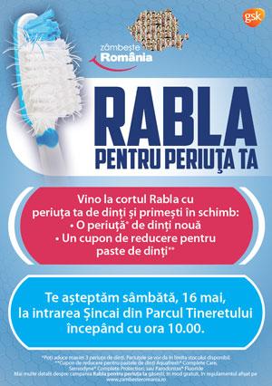 Începe o nouă ediție a caravanei ”Rabla pentru Periuța Ta”