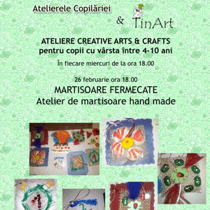Ateliere creative pentru prichindei cu varsta intre 4-10 ani