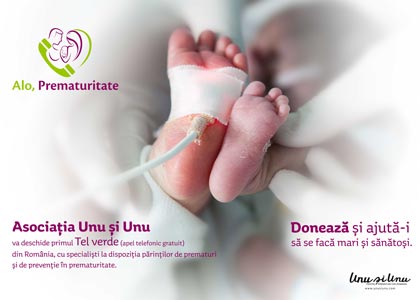 Super echipa Asociației Unu și Unu va face valuri pentru 
Alo, Prematuritatea