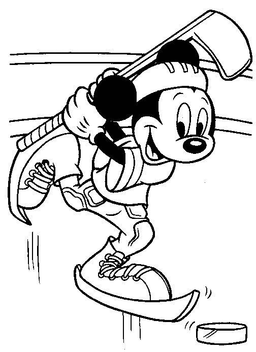 Mickey Mouse la hockey