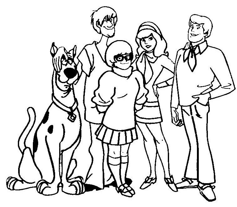  Shaggy, Fred, Velma si Daphne