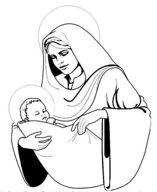 Fecioara Maria si Iisus Hristos