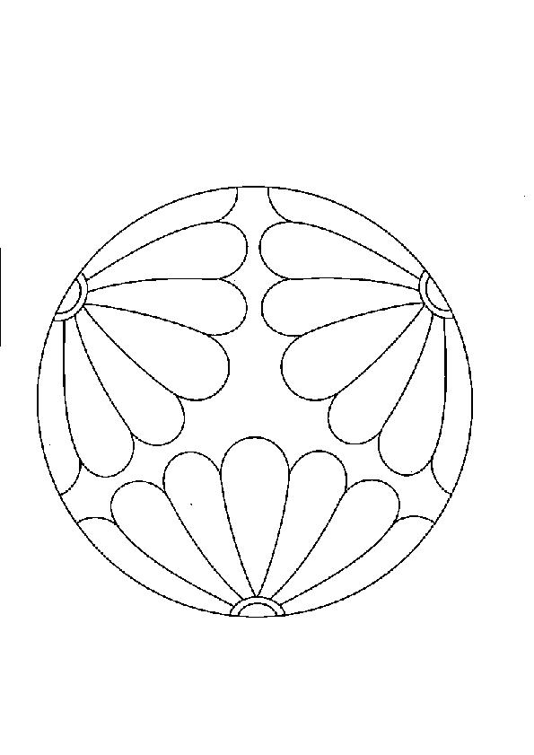 Planse de colorat cu Martisor cu tema florala