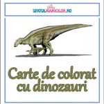 Dinozauri de colorat