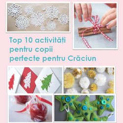 Top 10 activitati de Craciun pentru copii